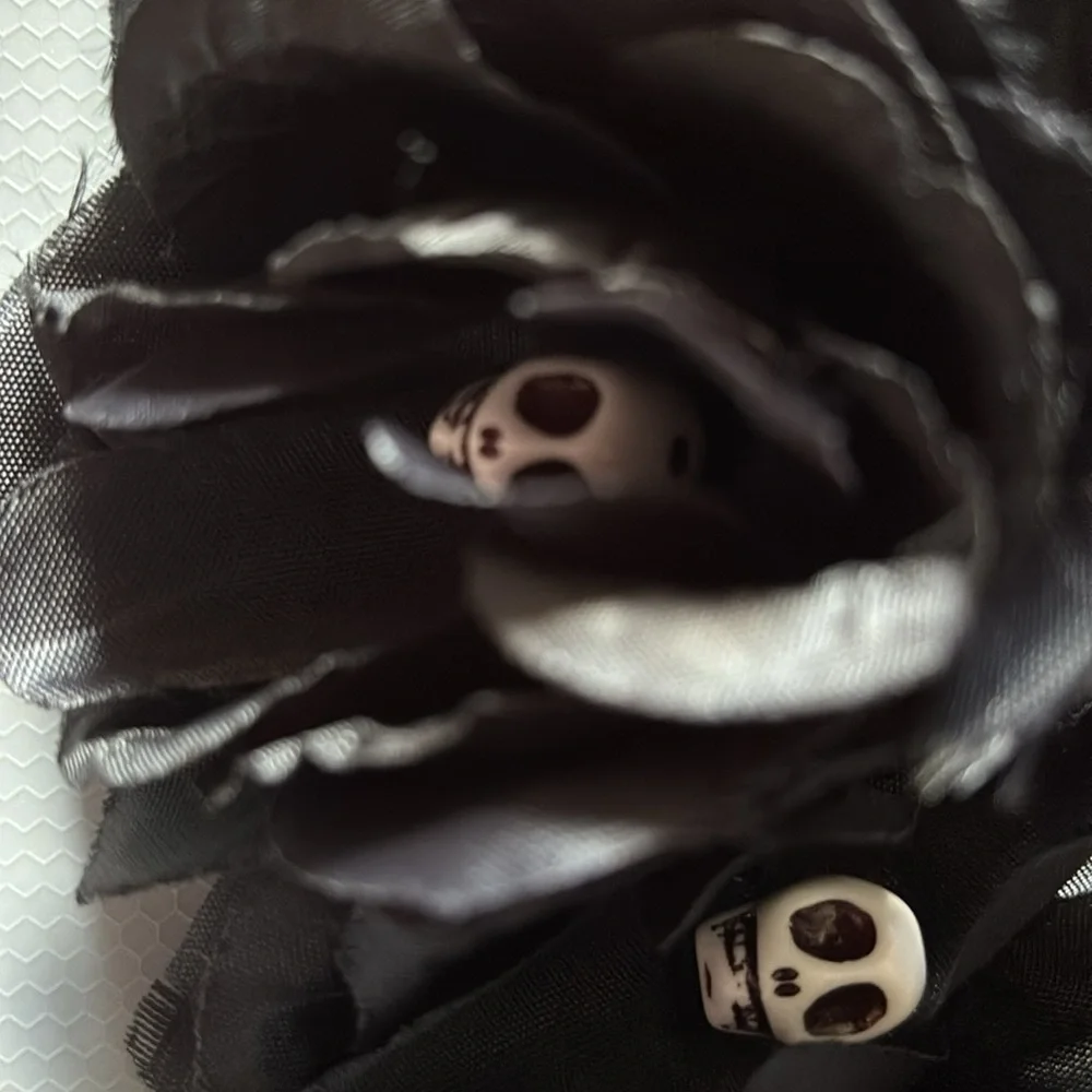NWT Jack Skellington Black Roses Skulls hardback